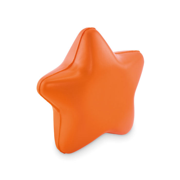 Anti-stressbal in stervorm, oranje