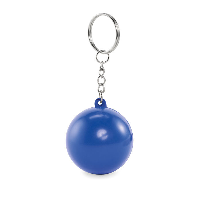 Sleutelhanger in balvorm, blauw