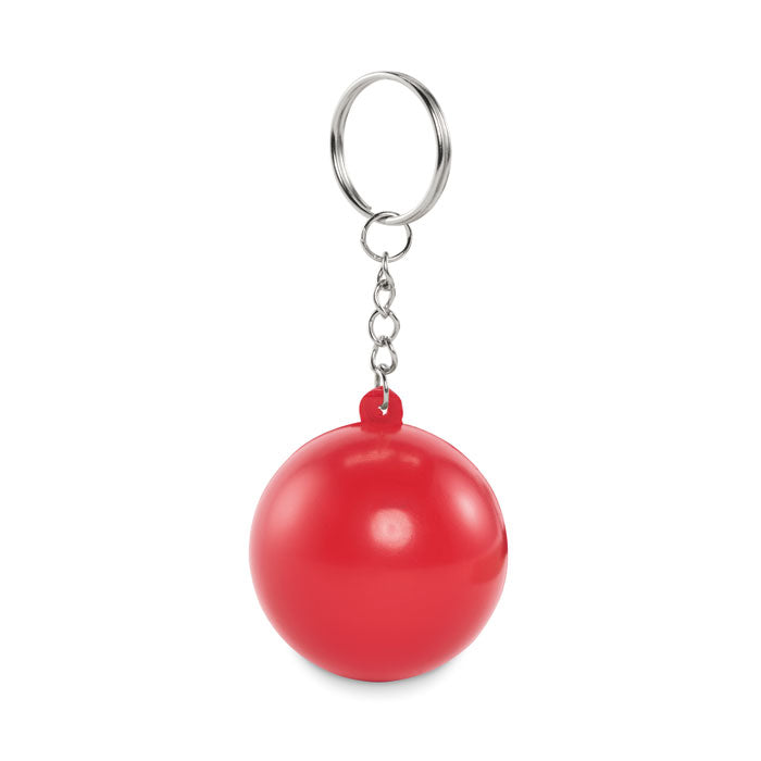 Sleutelhanger in balvorm, rood