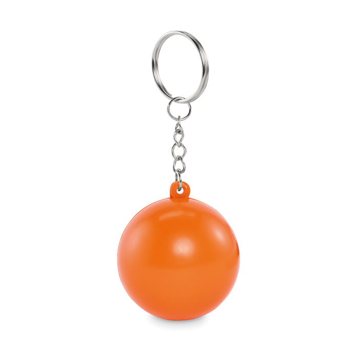 Sleutelhanger in balvorm, oranje