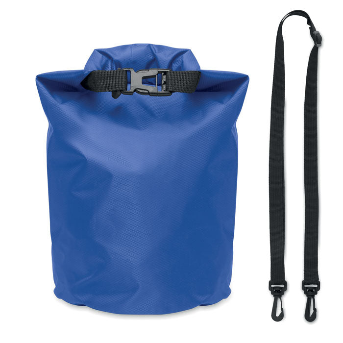 Waterdichte tas 5 liter met schouderriem, royal blauw