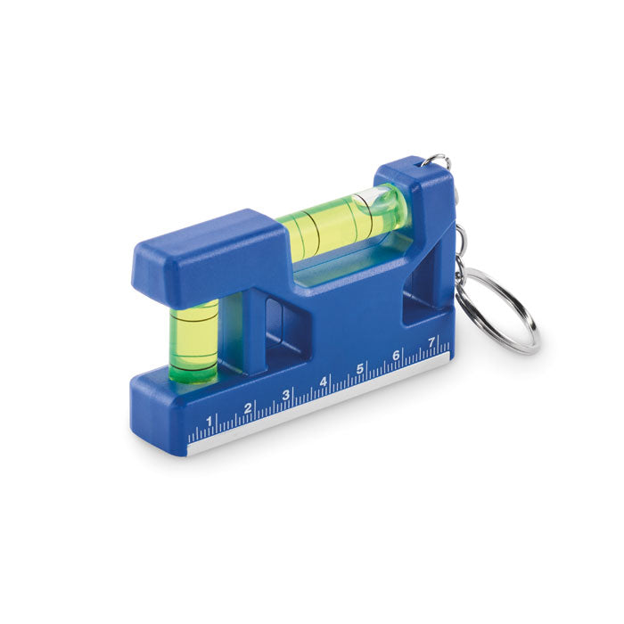 Magnetische waterpas met sleutelring, royal blauw
