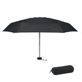 Compacte windproof paraplu 19 inch, 5-voudig, zwart