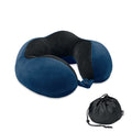 Reiskussen met trekkoordtas, blauw