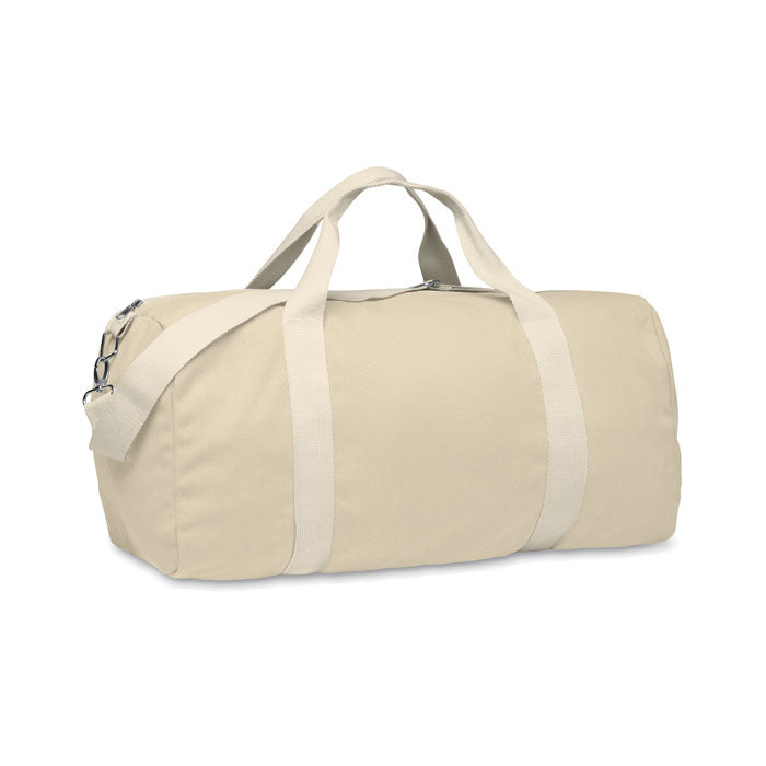 Reis- en sporttas van gerecyclede stoffen, beige