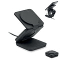 3-in-1 opvouwbaar oplaadstation, zwart