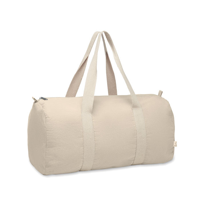 Reis- en sporttas met zij- en binnenvak, beige