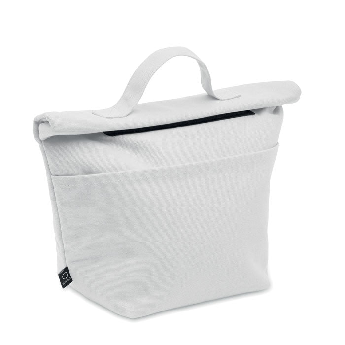 Lunchkoeltas met rolltop sluiting, wit