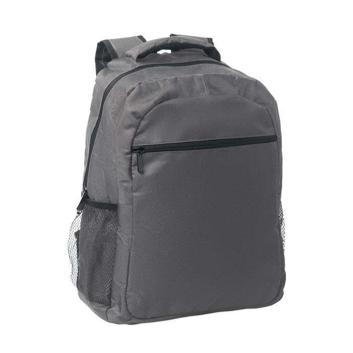 Laptoprugzak 15 inch met meshzakken, steengrijs