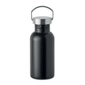Fles 500 ml met deksel en handvat, zwart
