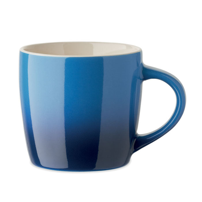 Keramische mok met kleurverloop, blauw
