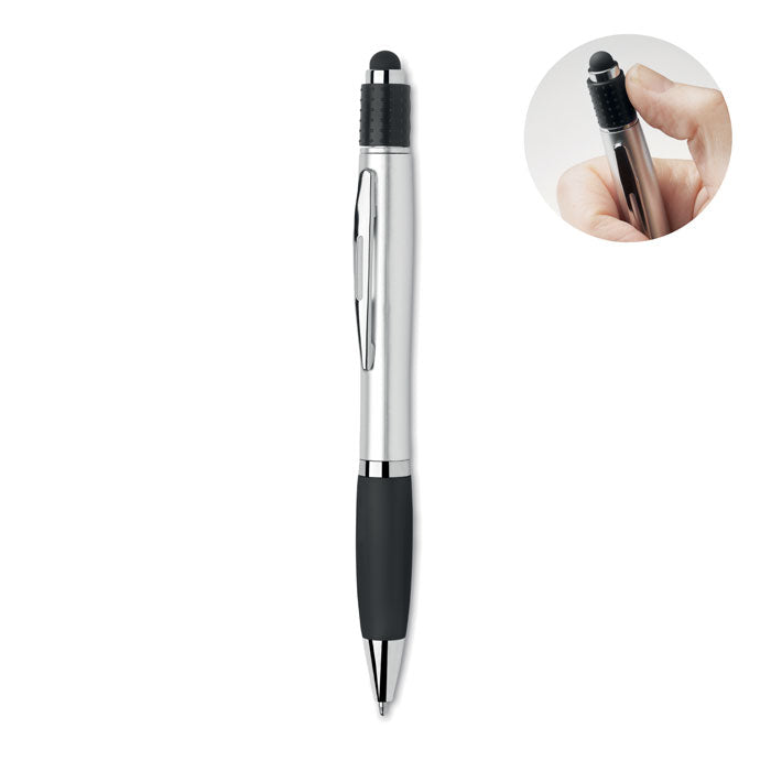 Stylus draaibalpen met anti-stress spinner, zwart