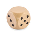 Houten dobbelsteen, 5 cm, hout