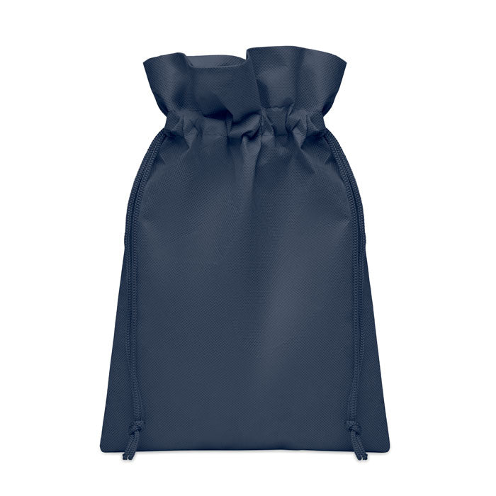 Klein cadeautasje met trekkoord, 20x30 cm, blauw