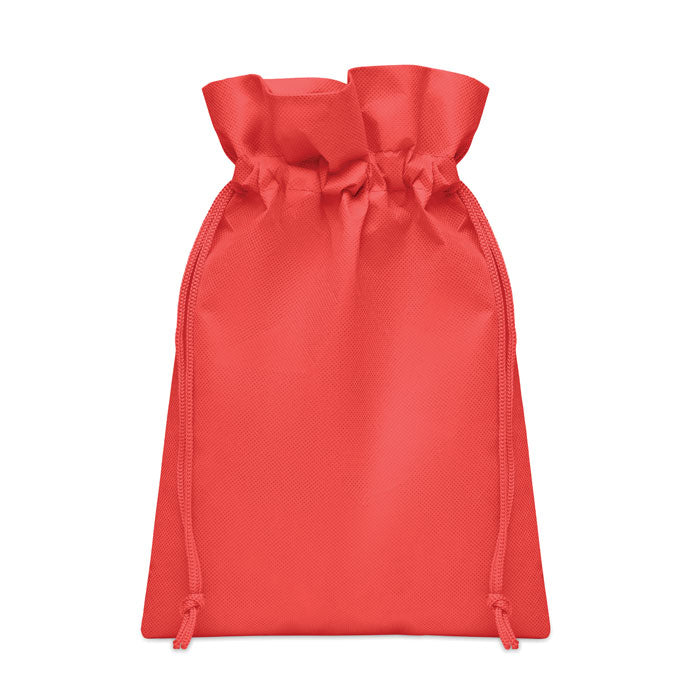 Klein cadeautasje met trekkoord, 20x30 cm, rood
