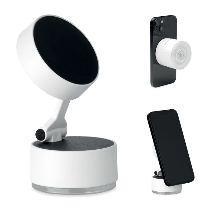 Magnetische telefoonhouder voor in de auto, wit