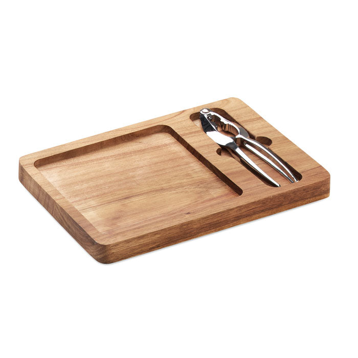Notenkrakerset met houten plank, hout