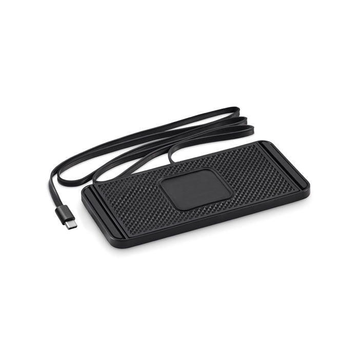 Draadloze autolader 15W met antisliphouder, zwart