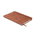 A5 notitieboek met harde kaft, deels gerecycled, bruin