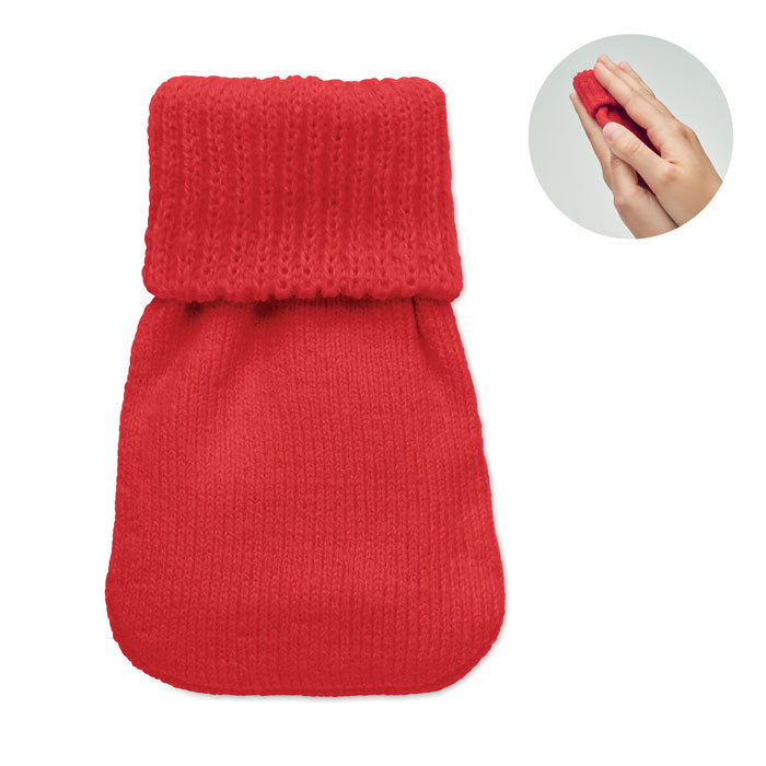 Herbruikbare handwarmer met instant-warmtekussen, rood