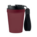 Beker 300 ml met polsband, bordeaux