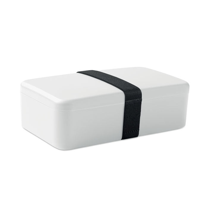Lunchbox 750 ml met elastieksluiting, wit
