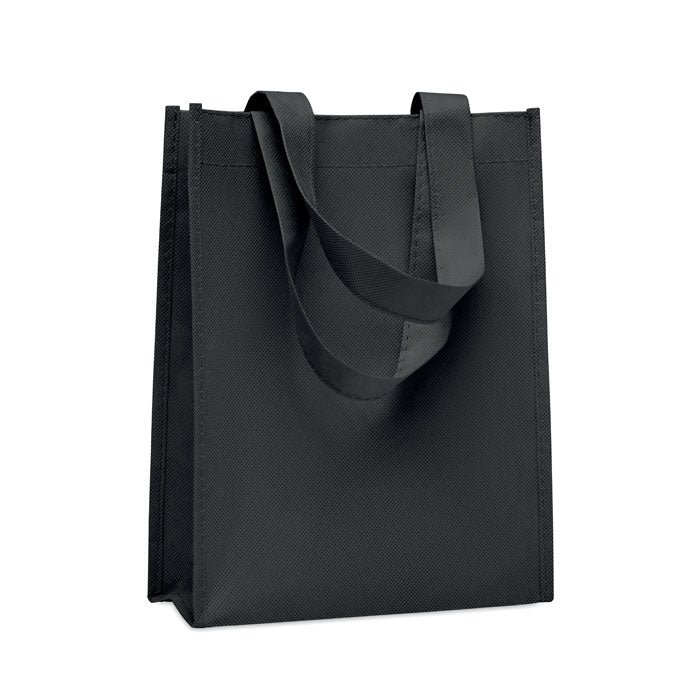 Klein goodiebag met korte hengsels, zwart