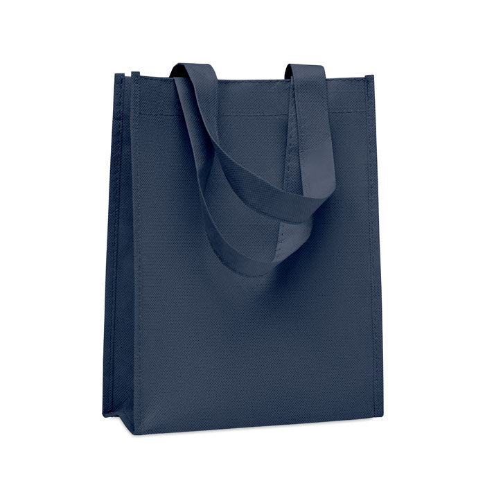 Klein goodiebag met korte hengsels, blauw