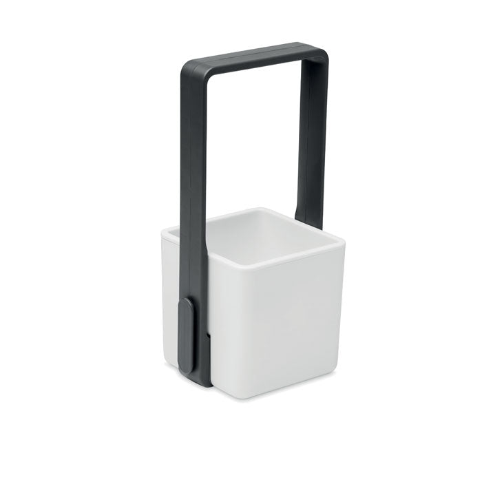 Binnentuintje met ledverlichting, wit