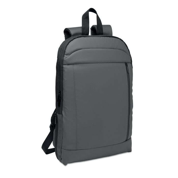 Uitbreidbare laptoprugzak 16 inch, steengrijs
