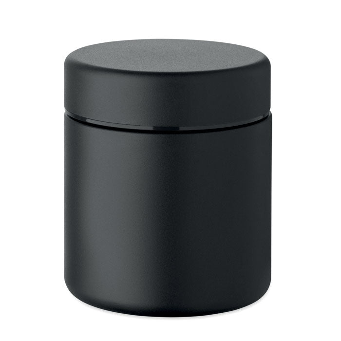 Geïsoleerde lunchbox 500 ml van gerecycled roestvrij staal, zwart