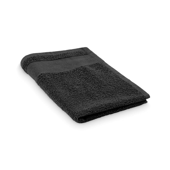 Handdoek van katoen, zwart