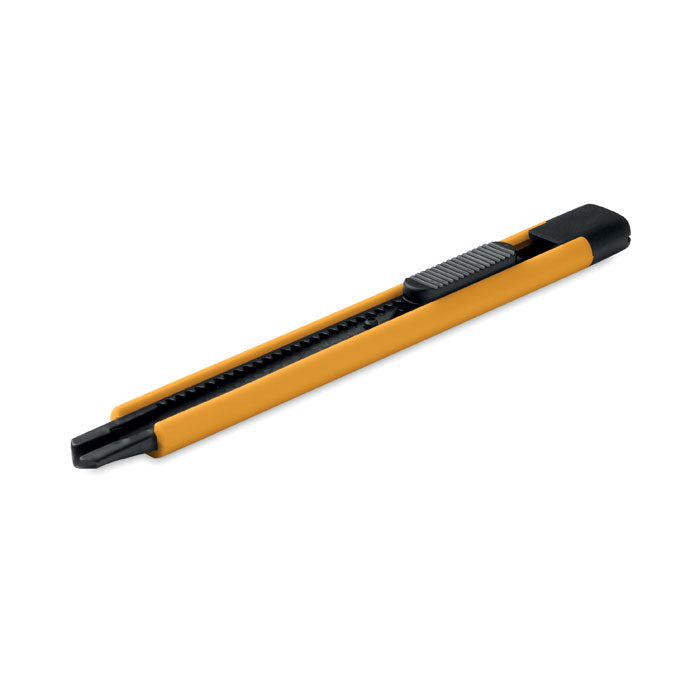 Afbreekmes, compact model, geel