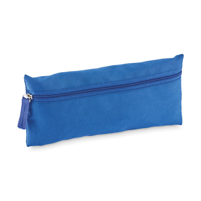 Etui met rits van gerecycled polyester, royal blauw