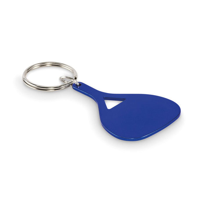 Sleutelhanger in peddelvorm, blauw