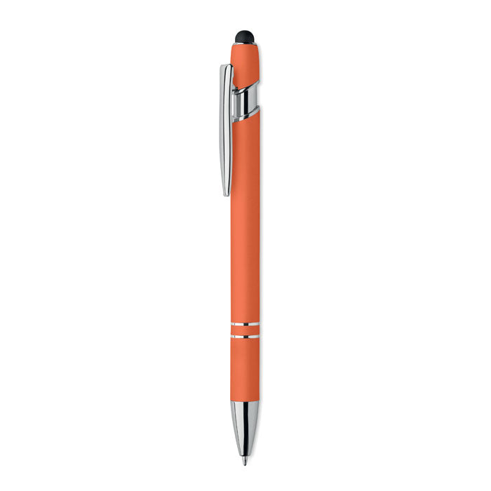 Stylus-pen van gerecycled aluminium, oranje