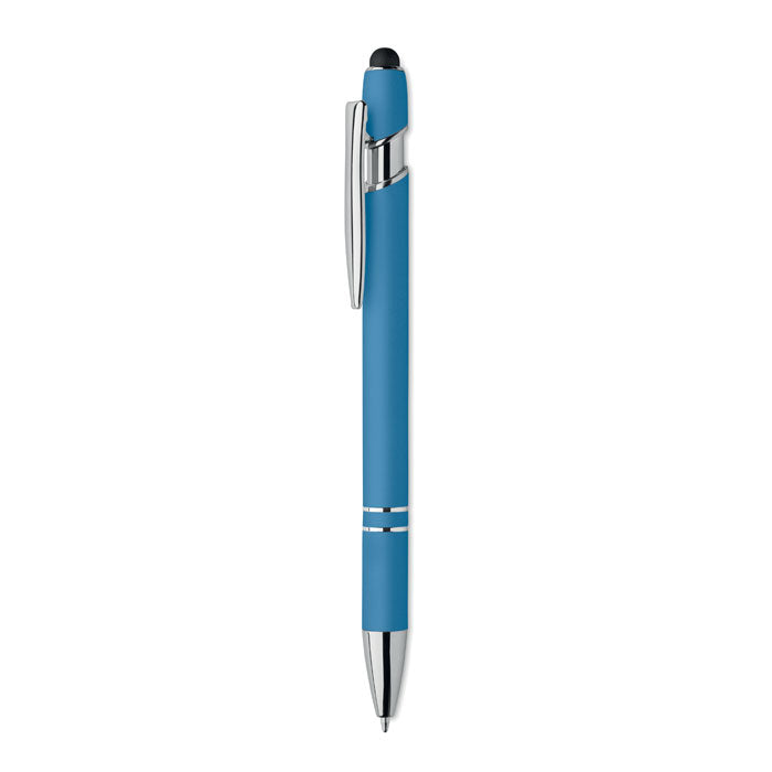 Stylus-pen van gerecycled aluminium, turquoise