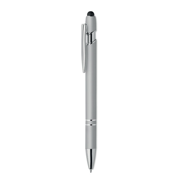 Stylus-pen van gerecycled aluminium, zilver