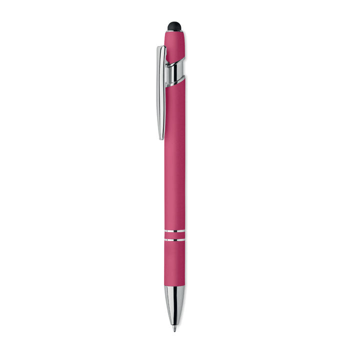 Stylus-pen van gerecycled aluminium, fuchsia