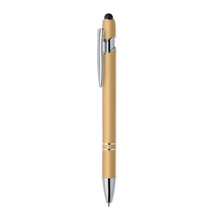 Stylus-pen van gerecycled aluminium, goud