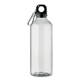 Drinkfles 500 ml met karabijnhaak, transparant