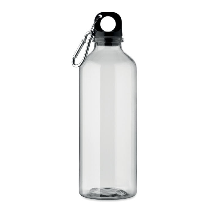 Drinkfles 500 ml met karabijnhaak, transparant