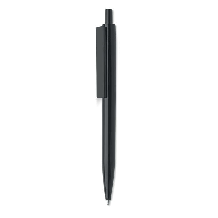 Eenvoudige pen van gerecycled kunststof, zwart