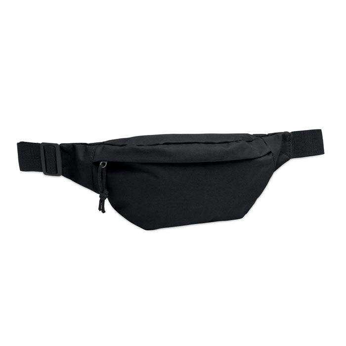 Heuptasje van gerecycled polyester, zwart