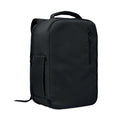 Handbagage rugzak met 180 graden opening, zwart