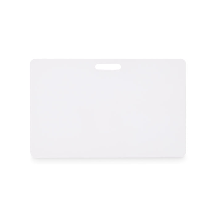 Badgehouder voor lanyard, 54 x 86 mm, wit