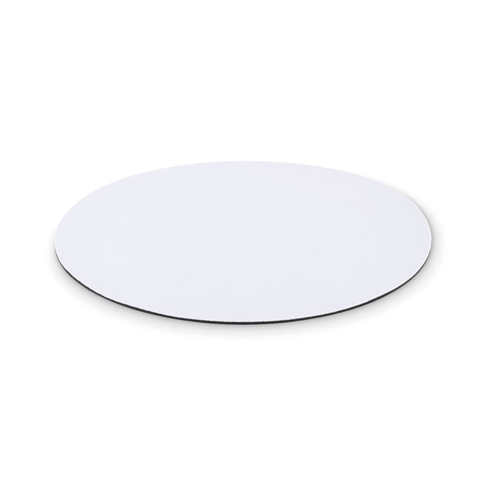 Ronde muismat voor sublimatiedruk, wit