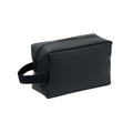 Toilettas van gerecycled polyester, zwart