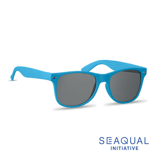 Zonnebril van gerecycled oceaanplastic, turquoise