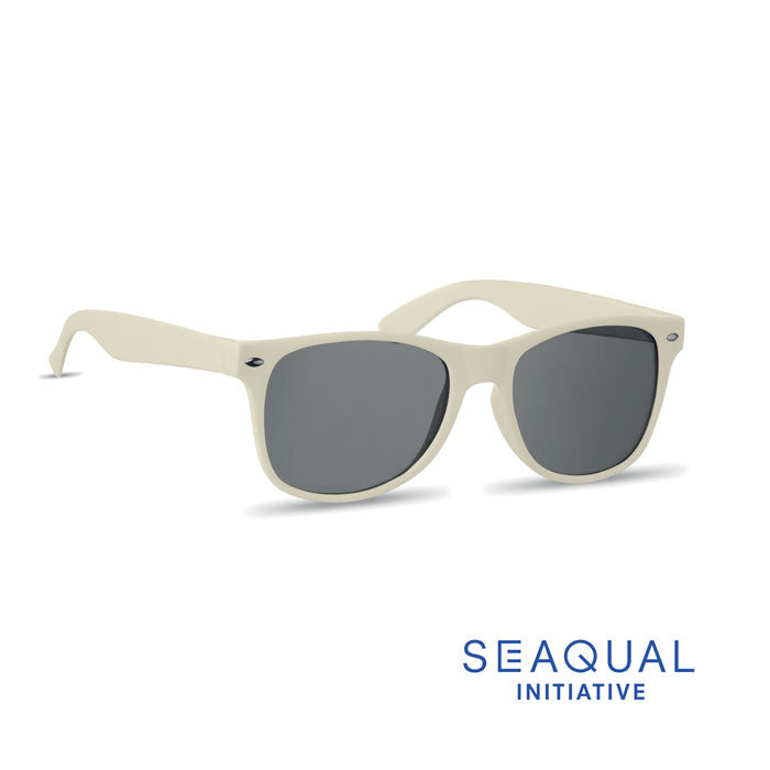 Zonnebril van gerecycled oceaanplastic, beige